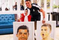 Cristiano Ronaldo recibió regalos en su visita a Irán