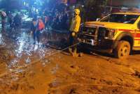 ECU 911 coordinó las acciones de respuesta ante alertas generadas por las lluvias en Azuay