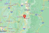 Reportan sismo cerca de Riombamba