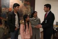 La familia del exmandatario peruano llegó a México como asilados políticos. 